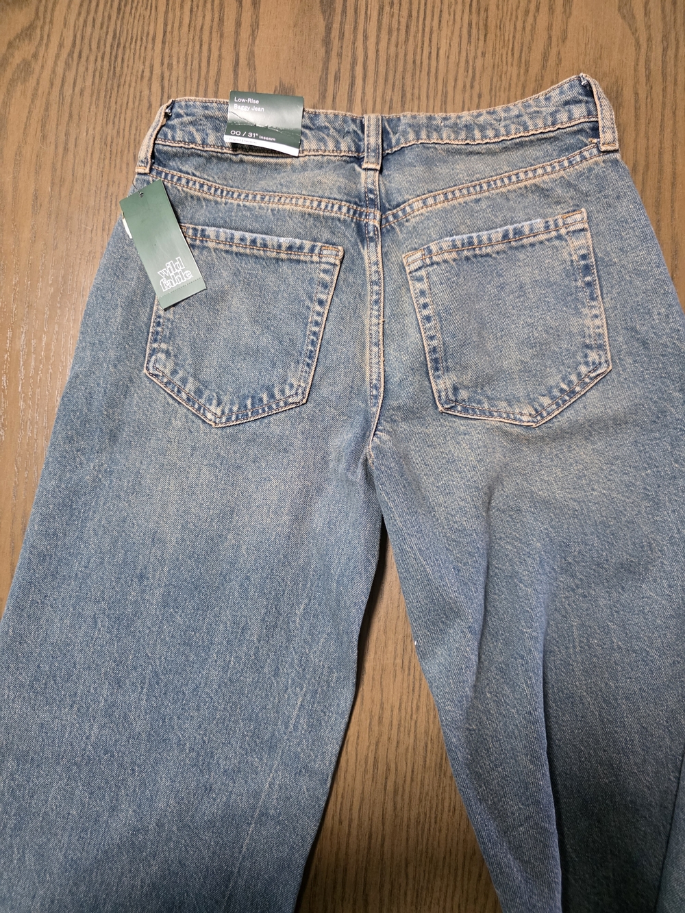 wild fable Light Blue Straight Leg Jeans - Picture 3 of 3